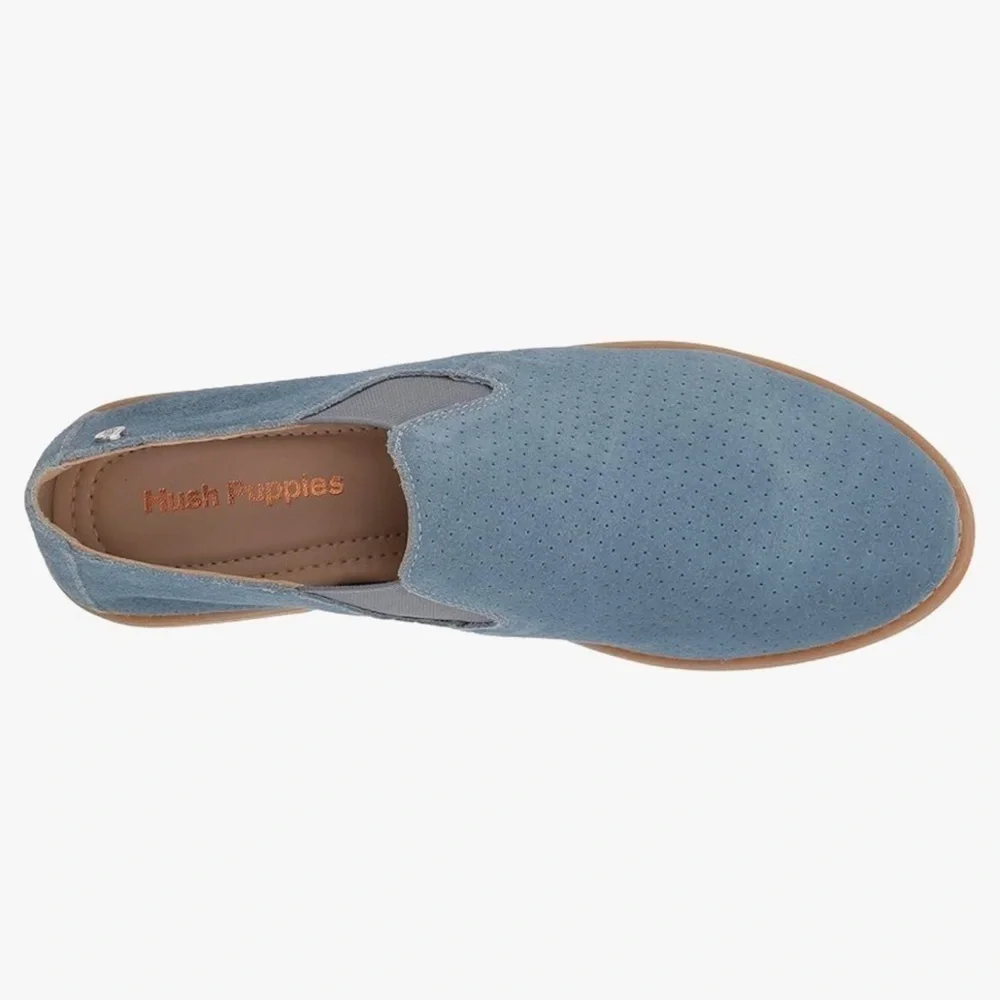 Hush Puppies Analise Clever Suede Indigo Loafer 38